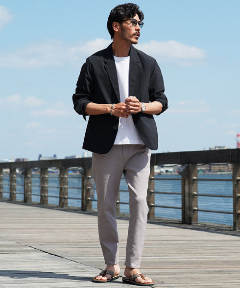 aライトグレー MODEL : GO 180cm 66kg Lsize